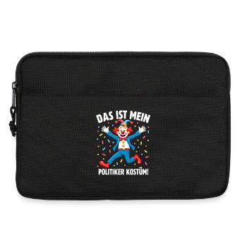 Carnival Costume Politician Carnival Carnival - Laptop bag 13" - black - Front