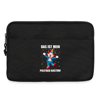 Carnival Costume Politician Carnival Carnival - Laptop bag 13" - black - Front