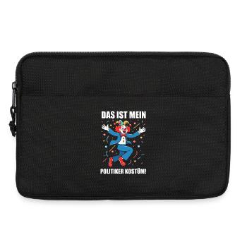Carnival Costume Politician Carnival Carnival - Laptop bag 13" - black - Front