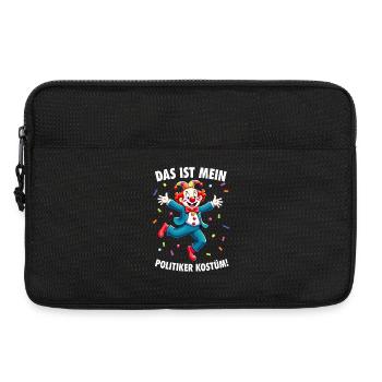Carnival Costume Politician Carnival Carnival - Laptop bag 13" - black - Front