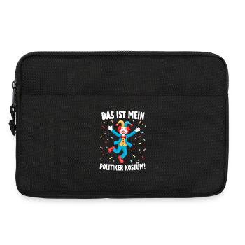 Carnival Costume Politician Carnival Carnival - Laptop bag 13" - black - Front