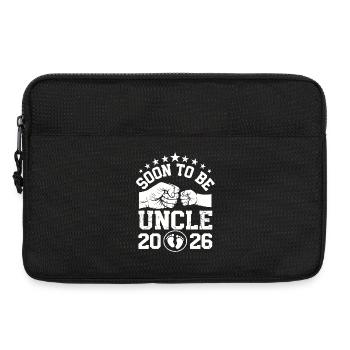 Bald Onkel 2026 neue Babyankündigung - Laptoptasche 13" - Schwarz - Vorne