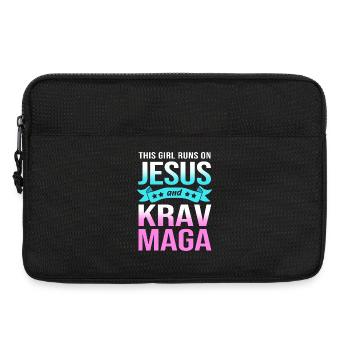 Krav Maga - Laptoptasche 13" - Schwarz - Vorne