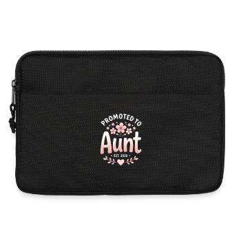 Tante 2026 Tante 2026 Befördert zu Tante 2026 - Laptoptasche 13" - Schwarz - Vorne