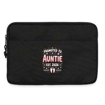 Tante 2026 Tante 2026 Befördert zu Tante 2026 - Laptoptasche 13" - Schwarz - Vorne