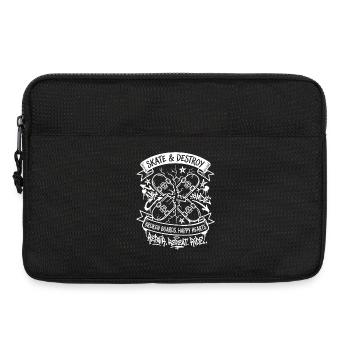 Skate and Destroy - Laptop bag 13" - black - Front