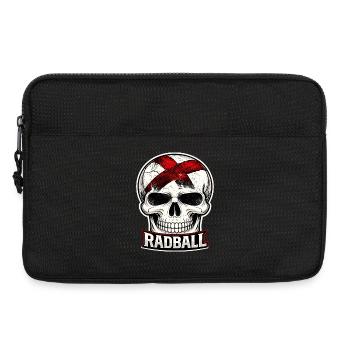 Radball, Cycleball, Hallenradsport - Laptoptasche 13" - Schwarz - Vorne