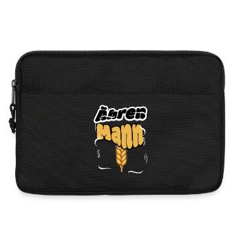 Ears of corn man funny wheat saying for farmers - Laptop bag 13" - black - Front