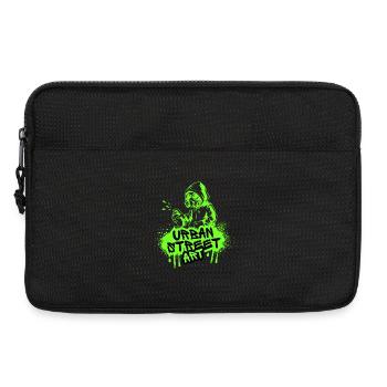 Neon Street Art Spray - Laptoptasche 13" - Schwarz - Vorne