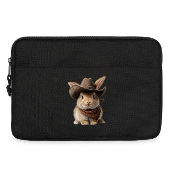 Pays de l’Ouest du Pays de l’Ouest du Chapeau Lapin Lapin - Sacoche pour ordinateur portable 13 pouces - noir - Devant