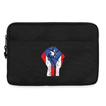 Puerto Rico Fist - Laptop bag 13" - black - Front