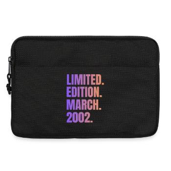 Anniversaire Vintage Mars 2002 - Sacoche pour ordinateur portable 13 pouces - noir - Devant