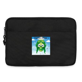 Captain Chaos T-Shirt - Laptoptasche 13" - Schwarz - Vorne