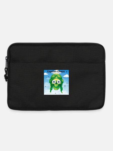 Captain Chaos t-shirt - Laptop bag 13" - black