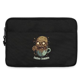 Kaffeemonster  - Koffein Zombie - Morgenmuffel - Laptoptasche 13" - Schwarz - Vorne