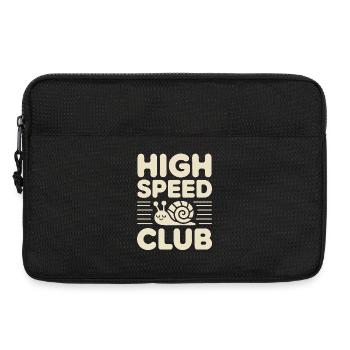 Escargot de club à grande vitesse - Sacoche pour ordinateur portable 13 pouces - noir - Devant