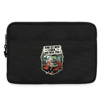 Kino Horror Zombie Popcorn Humor - Laptoptasche 13" - Schwarz - Vorne