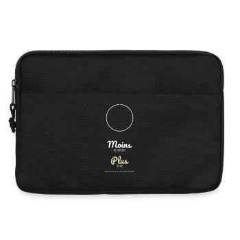 Plus De Vie - Sacoche pour ordinateur portable 13 pouces - noir - Devant