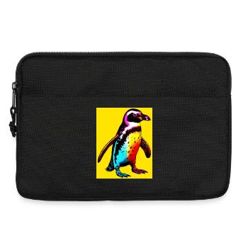 pingouin - Sacoche pour ordinateur portable 13 pouces - noir - Devant