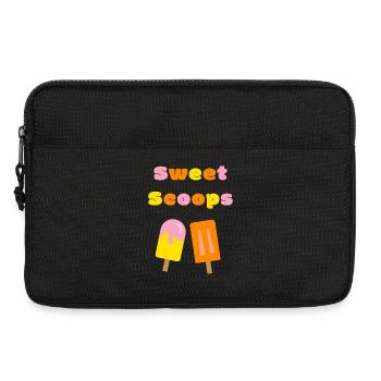 Sweet Scoops Pop Art - Sacoche pour ordinateur portable 13 pouces - noir - Devant