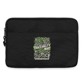 Traceability Map - Laptoptasche 13" - Schwarz - Vorne