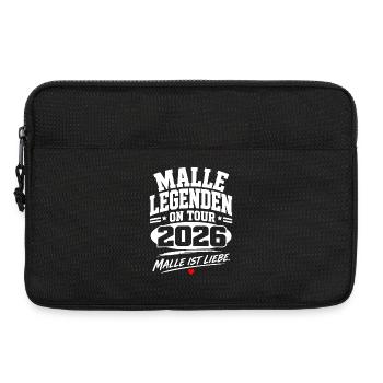 MALLE 2026  Malle Legenden on Tour 2026 - Laptoptasche 13" - Schwarz - Vorne