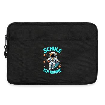 Schulkind 2026 Einschulung 2026 Schulanfang - Laptoptasche 13" - Schwarz - Vorne