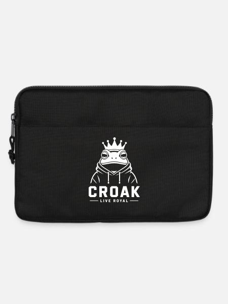 ROYAL ⚜️ CROAK - Laptoptasche 13" - Schwarz