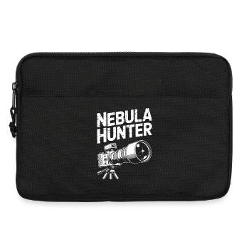 Nebula Hunter Teleskopkunst - Laptoptasche 13" - Schwarz - Vorne
