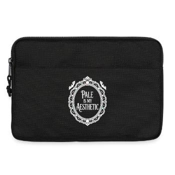 Pale Aesthetic Frame Typography - Laptop bag 13" - black - Front