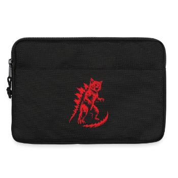 Rugissement de Kaiju Chaton, Catzilla - Sacoche pour ordinateur portable 13 pouces - noir - Devant