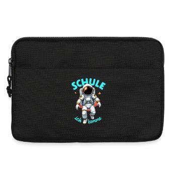 Schulkind 2026 Einschulung 2026 Schulanfang - Laptoptasche 13" - Schwarz - Vorne