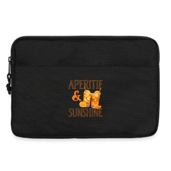 Apéritif & Rayon de soleil - Sacoche pour ordinateur portable 13 pouces - noir - Devant