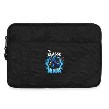 Schulkind 2026 Einschulung 2026 Schulanfang - Laptoptasche 13" - Schwarz - Vorne