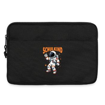 Schulkind 2026 Einschulung 2026 Schulanfang - Laptoptasche 13" - Schwarz - Vorne