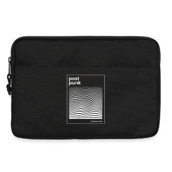 Post-Punk-Wave-Muster-Poster - Laptoptasche 13" - Schwarz - Vorne