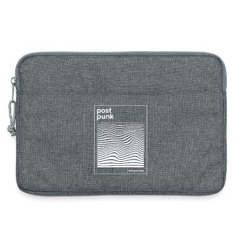 Post-Punk-Wave-Muster-Poster - Laptoptasche 13" - Grau meliert - Vorne