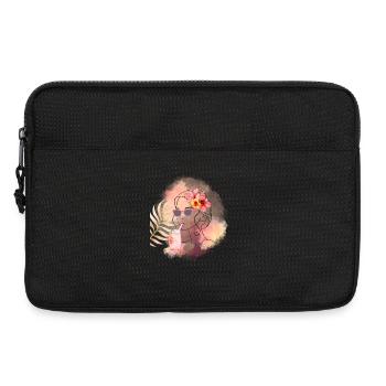 Tropic Mood Summer Design - Laptop bag 13" - black - Front