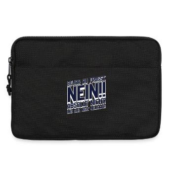 Bevor Du Fragst: Nein Absolut Nein - Laptoptasche 13" - Schwarz - Vorne