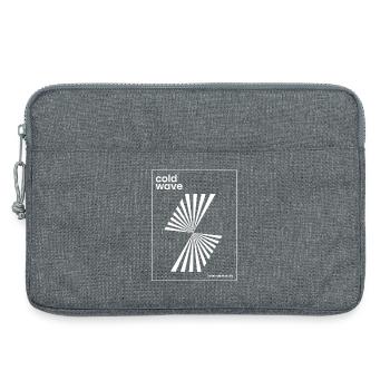 cold wave music poster design - Laptop bag 13" - heather grey - Front