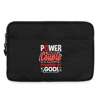 Retro Herz Valentinstag Design Liebe - Laptoptasche 13" - Schwarz - Vorne