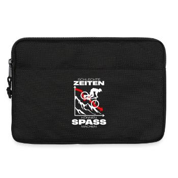 Fahrradhelden gegen schlechte Zeiten - Laptoptasche 13" - Schwarz - Vorne