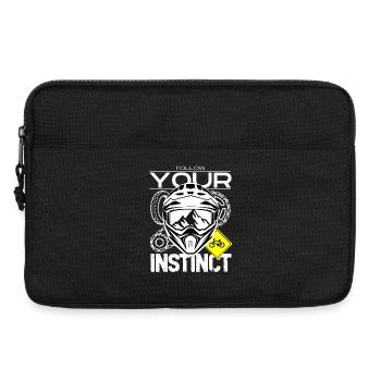 Suis ton instinct : VTT de montagne - Sacoche pour ordinateur portable 13 pouces - noir - Devant