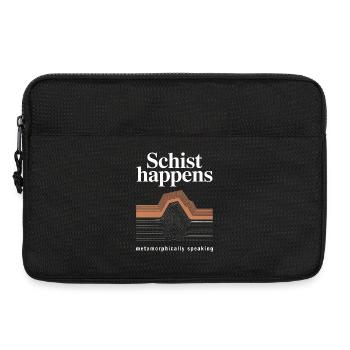 Le schiste arrive : Art des strates géologiques - Sacoche pour ordinateur portable 13 pouces - noir - Devant