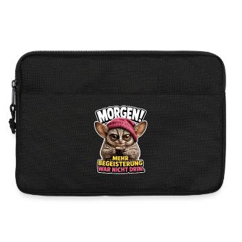Mehr Begeisterung war nicht drin - Laptoptasche 13" - Schwarz - Vorne