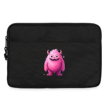 Pink Monster - Laptop bag 13" - black - Front