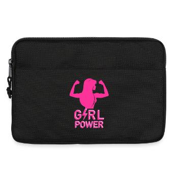 GIRL POWER Neon Silhouette - Laptoptasche 13" - Schwarz - Vorne