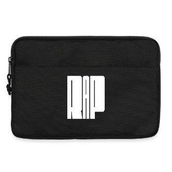 Rap-Bold-Logo-Design - Laptoptasche 13" - Schwarz - Vorne