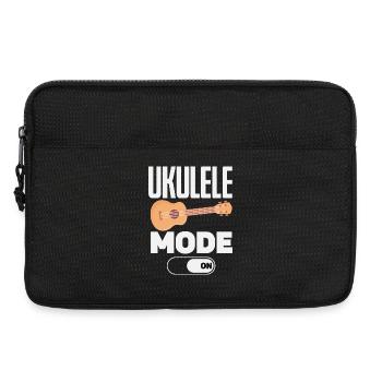 Funny Ukulele Designs and Sayings - Laptop bag 13" - black - Front