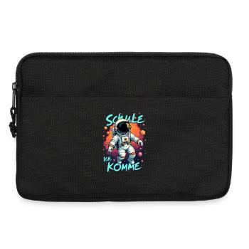 Schulkind 2026 Einschulung 2026 Schulanfang - Laptoptasche 13" - Schwarz - Vorne
